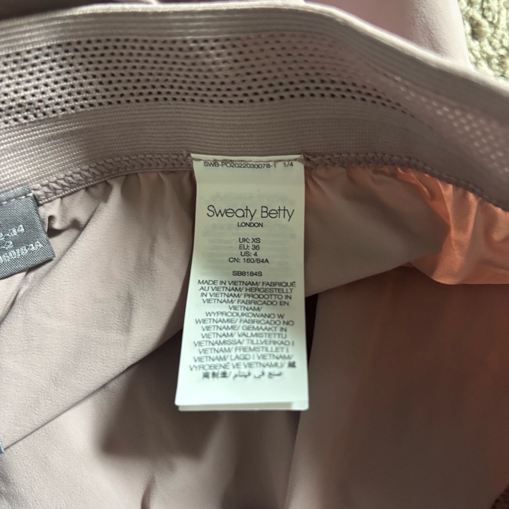 NWT Sweaty Betty Women's Size XS Dusk Pink Pro Speed 25" Run Trousers - Picture 4 of 8